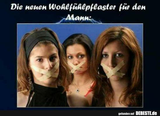 Die neuen Wohlfühlpflaster für den Mann..