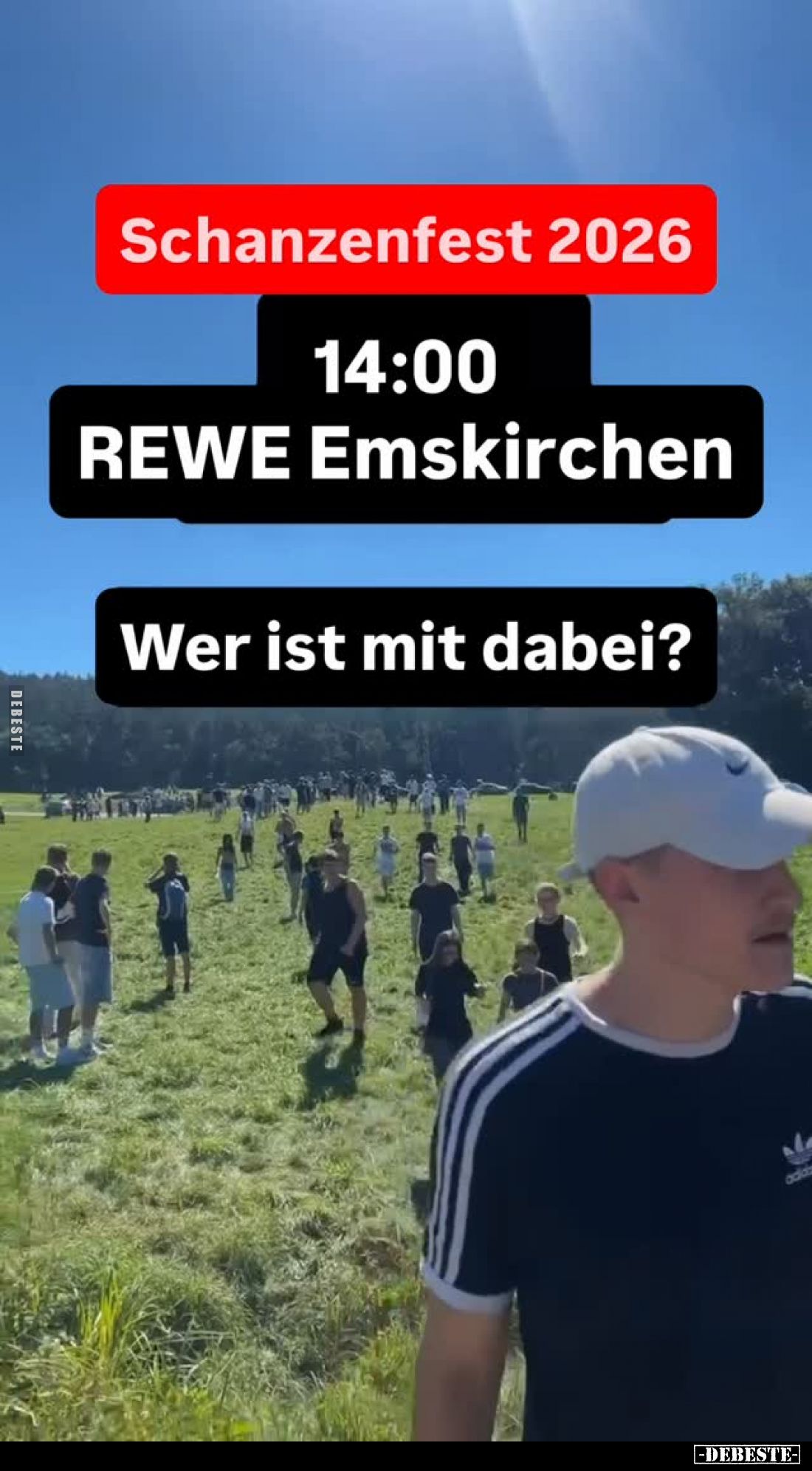 Schanzenfest 2026
14:00 REWE Emskirchen.
Wer ist mit dabei?