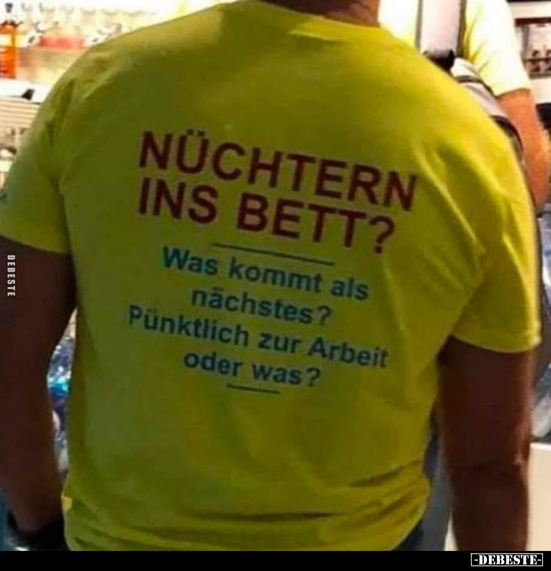 Nüchtern ins Bett? Was kommt als nächstes?... - Lustige Bilder | DEBESTE.de