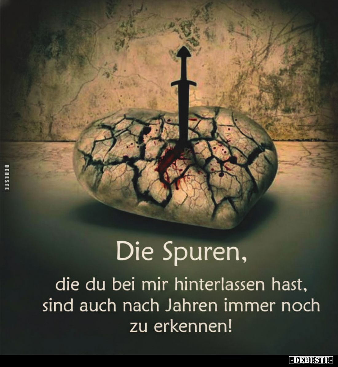 Die Spuren, die du bei mir hinterlassen hast, sind auch.. - Lustige Bilder | DEBESTE.de