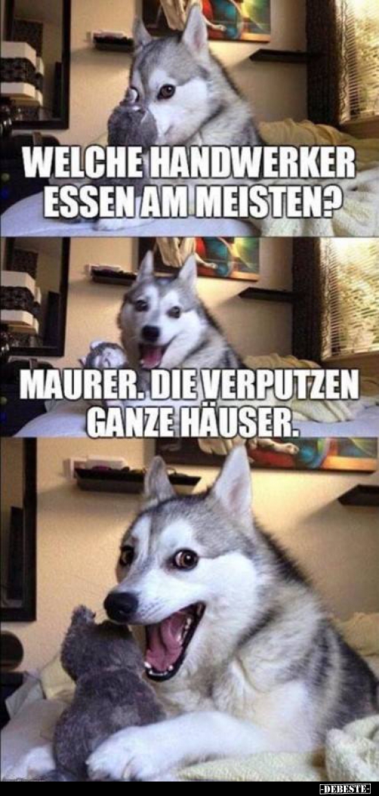 Welche Handwerker essen am meisten?