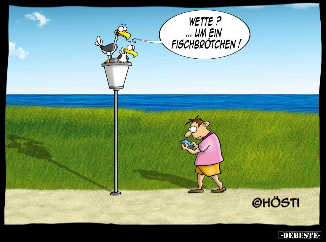 Wette? ... um ein Fischbrötchen!