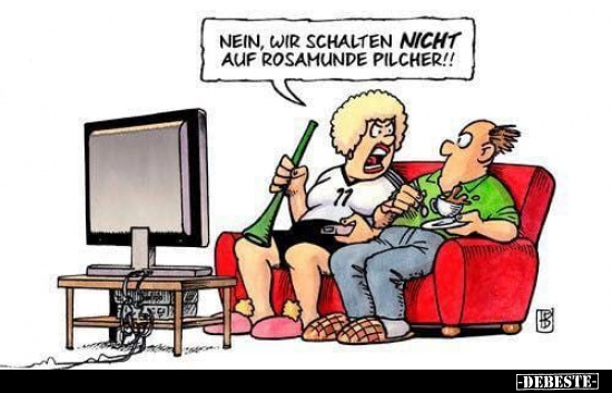 Nein, wir schalten nicht auf Rosamunde Pilcher!!.. - Lustige Bilder | DEBESTE.de