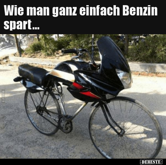 Wie man ganz einfach Benzin spart...