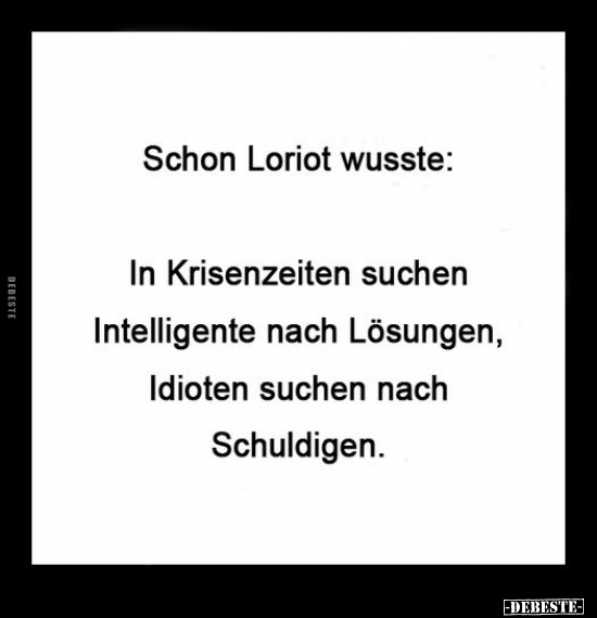 Schon Loriot wusste.. - Lustige Bilder | DEBESTE.de