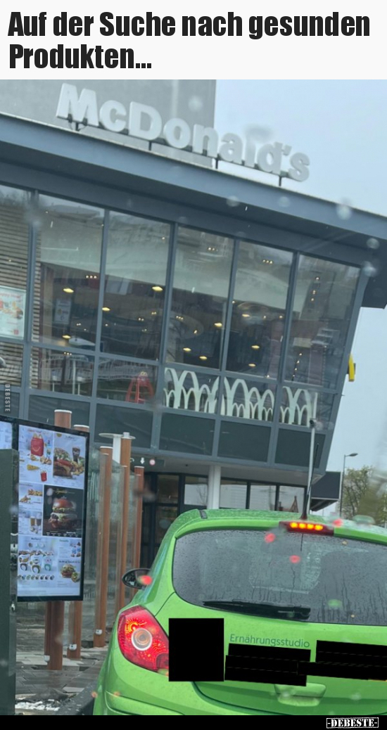 Auf der Suche nach gesunden Produkten...