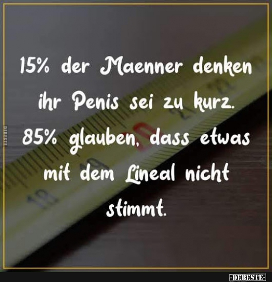 15% der Maenner denken ihr.. - Lustige Bilder | DEBESTE.de