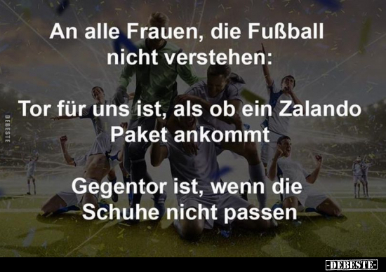 An alle Frauen, die Fußball nicht verstehen.. - Lustige Bilder | DEBESTE.de
