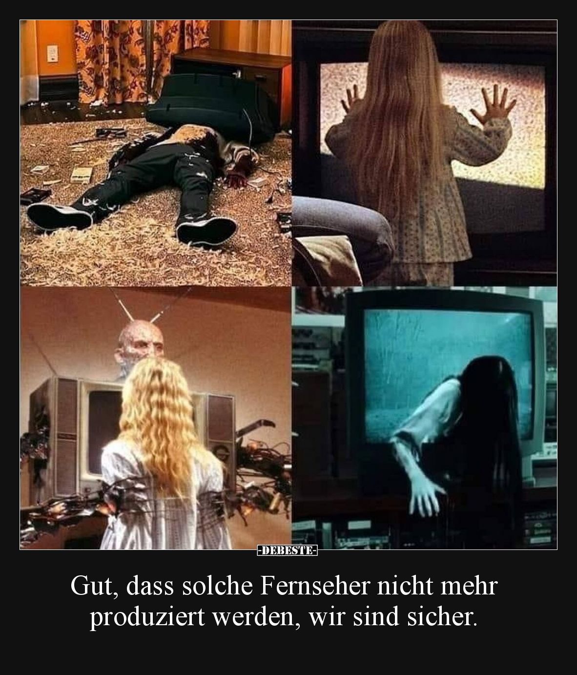 Gut, dass solche Fernseher nicht mehr produziert werden, wir sind sicher.