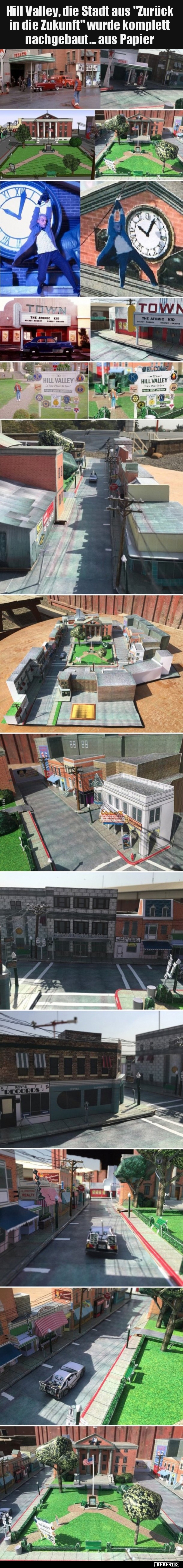 Hill Valley, die Stadt aus "Zurück in die Zukunft" wurde..