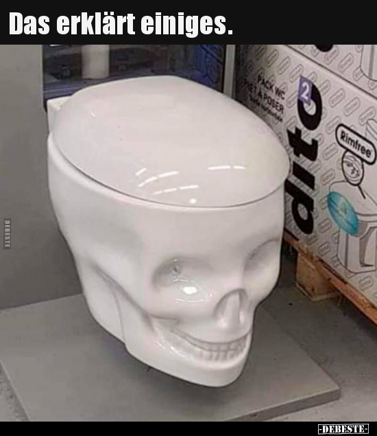 Das erklärt einiges...
