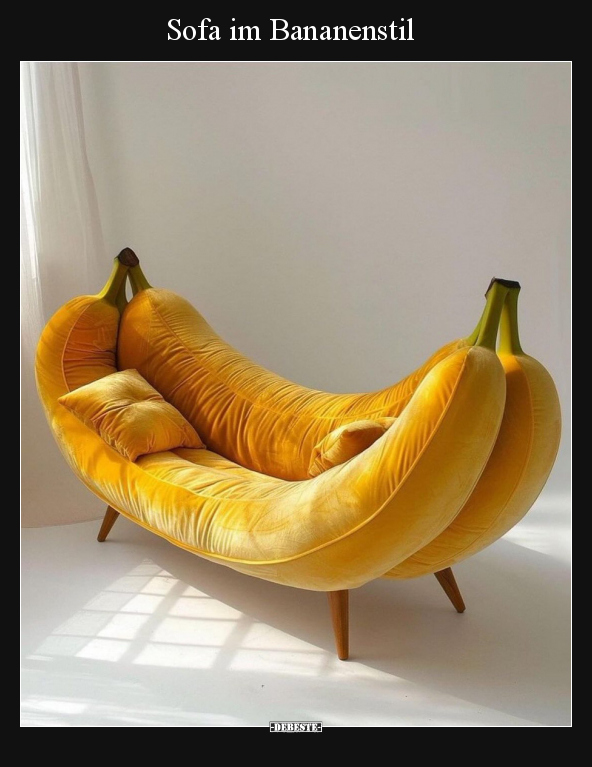 Sofa im Bananenstil.. - Lustige Bilder | DEBESTE.de