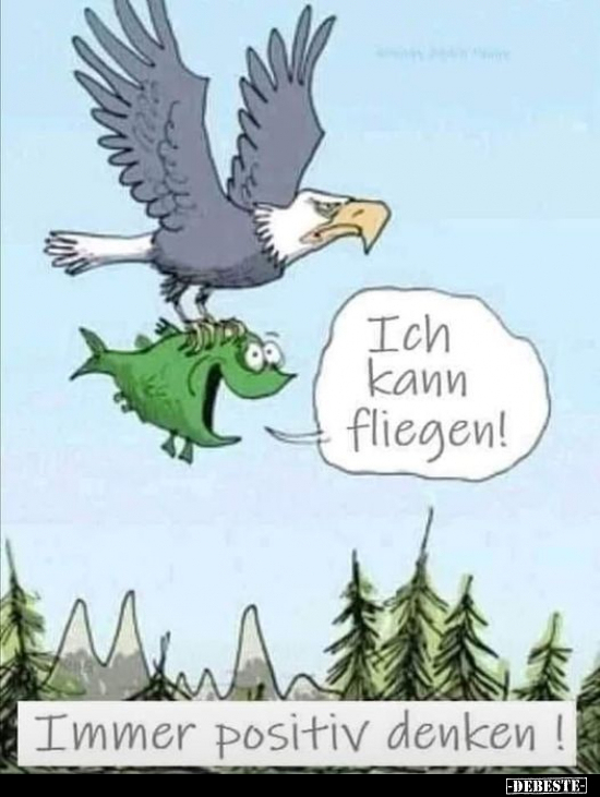 Ich kann fliegen!.. - Lustige Bilder | DEBESTE.de