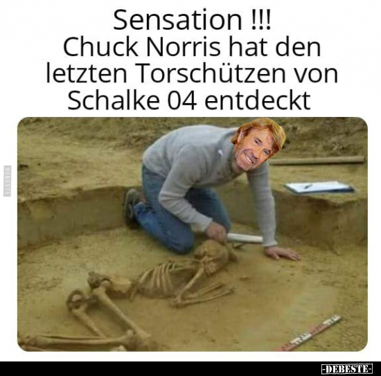 Sensation!!! Chuck Norris hat den letzten Torschützen..