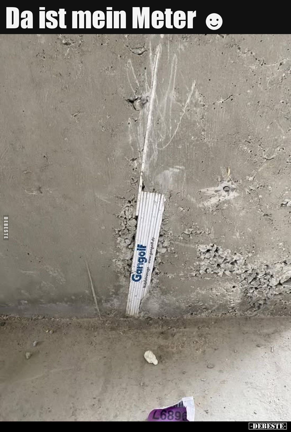 Da ist mein Meter.