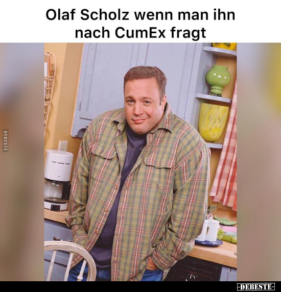 Olaf Scholz wenn man ihn nach CumEx fragt.. - Lustige Bilder | DEBESTE.de