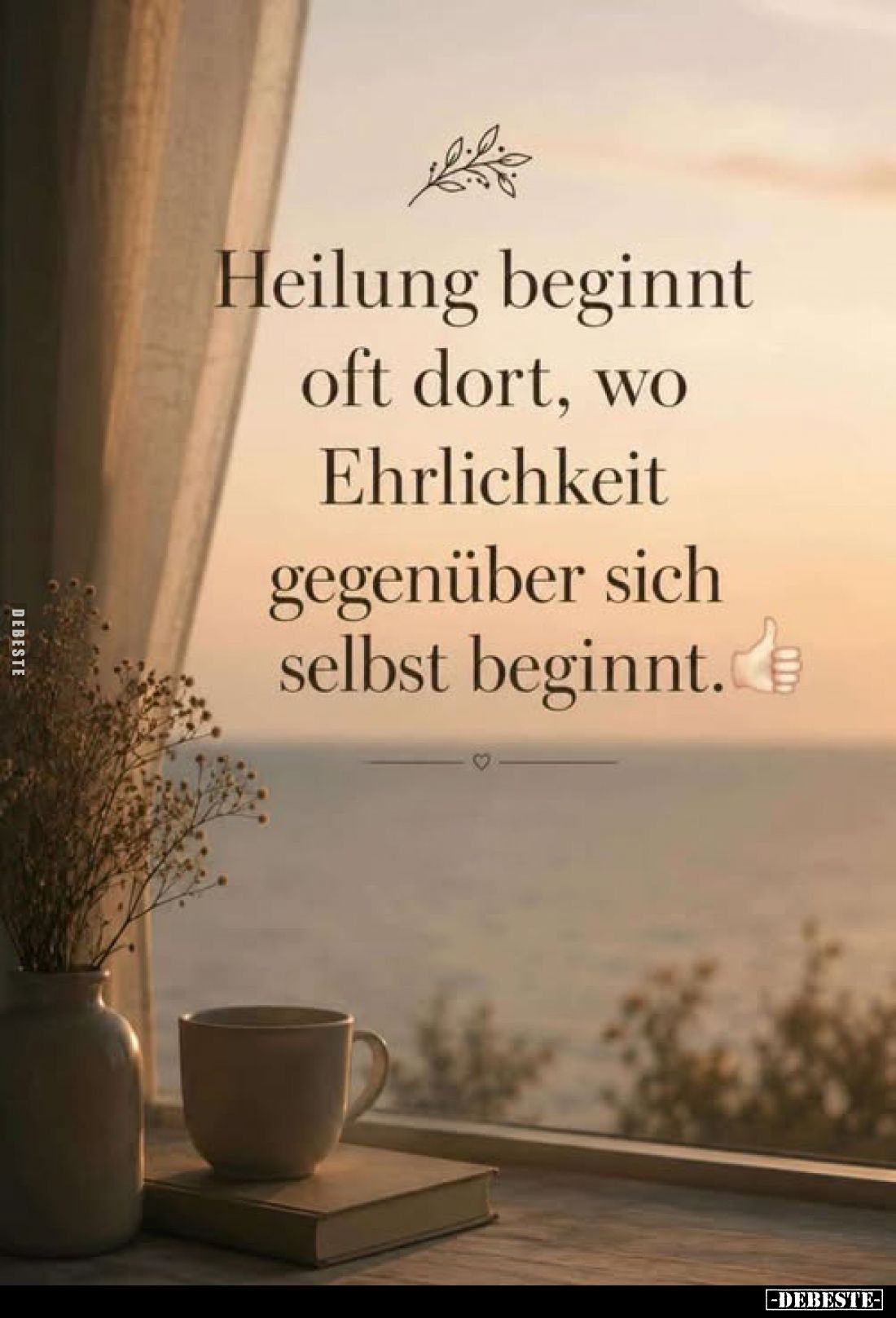 Heilung beginnt oft dort, wo Ehrlichkeit gegenüber sich selbst beginnt.