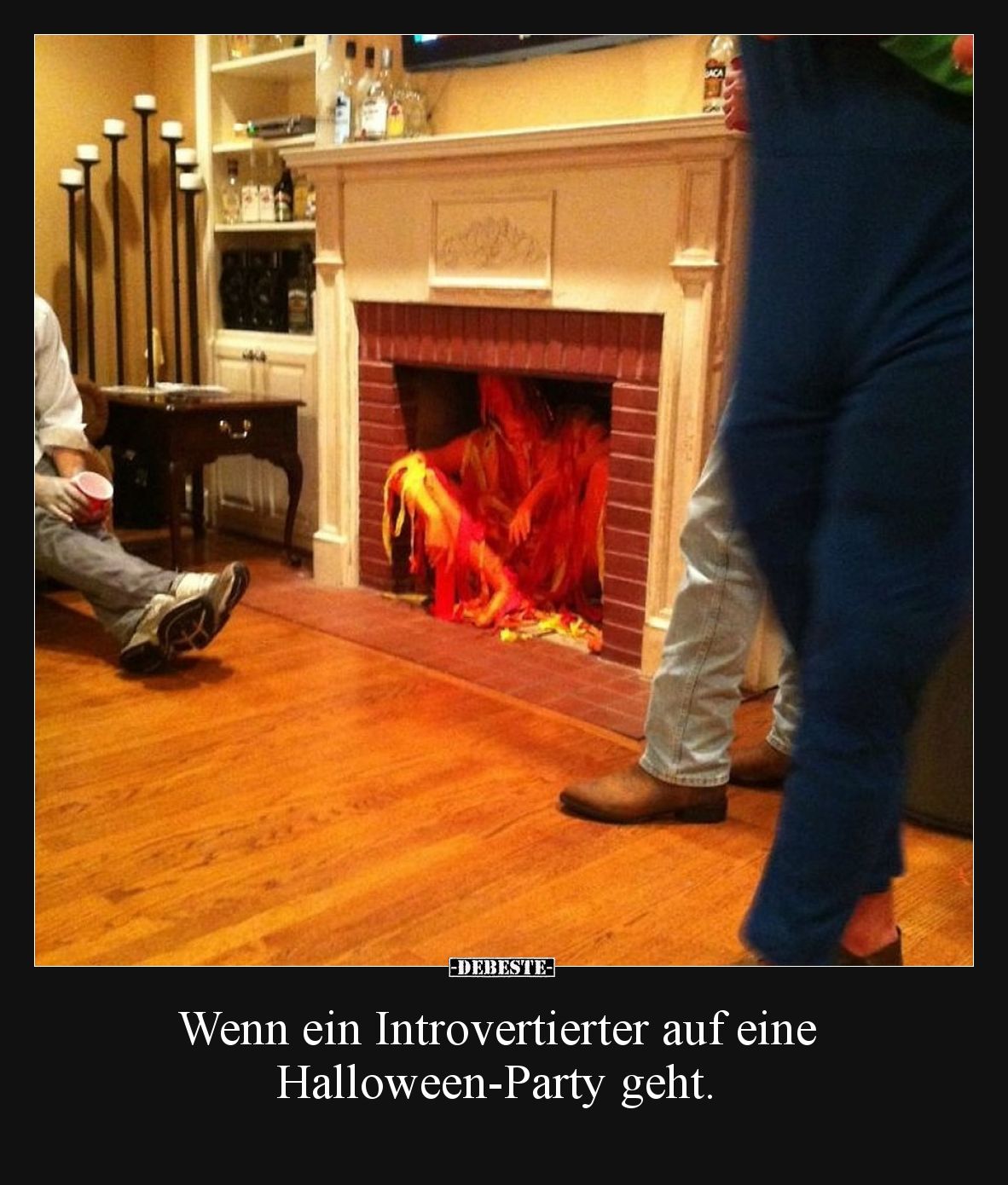 Wenn ein Introvertierter auf eine 
Halloween-Party geht.