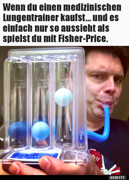 Wenn du einen medizinischen Lungentrainer kaufst… und es..