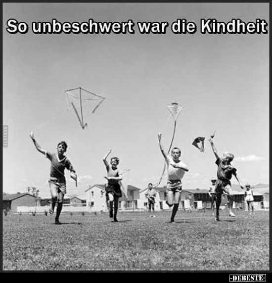 So unbeschwert war die Kindheit.. - Lustige Bilder | DEBESTE.de