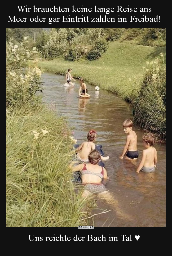 Wir brauchten keine lange Reise ans Meer oder gar Eintritt.. - Lustige Bilder | DEBESTE.de