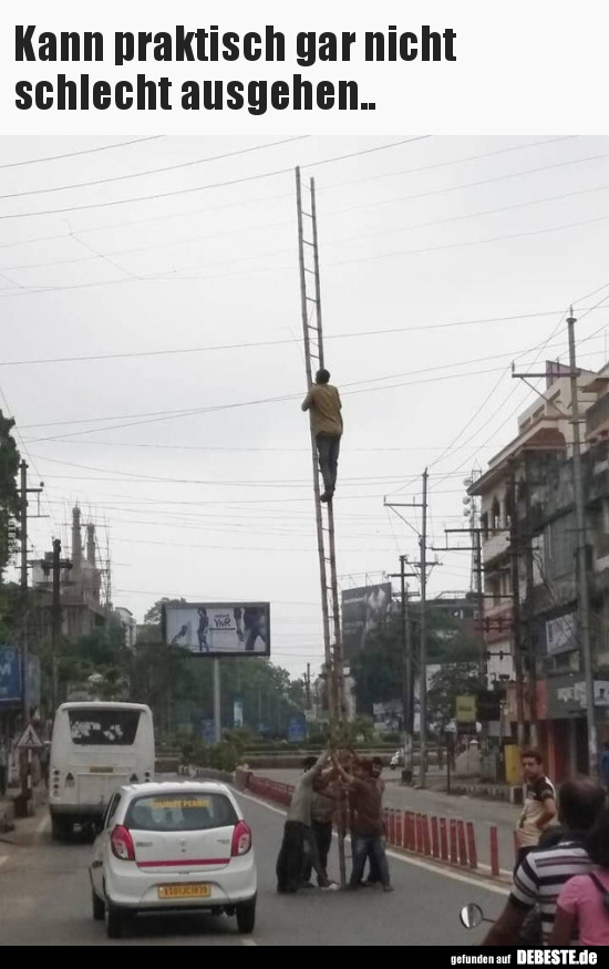 Kann praktisch gar nicht schlecht ausgehen....
