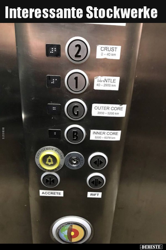 Interessante Stockwerke..