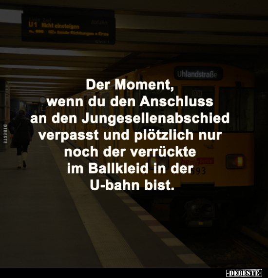 Der Moment, wenn du den Anschluss.. - Lustige Bilder | DEBESTE.de