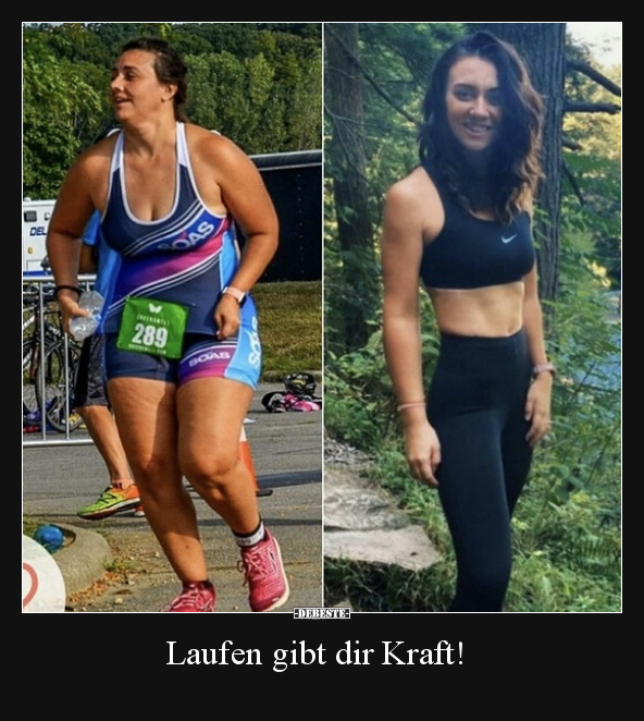 Laufen gibt dir Kraft!.. - Lustige Bilder | DEBESTE.de