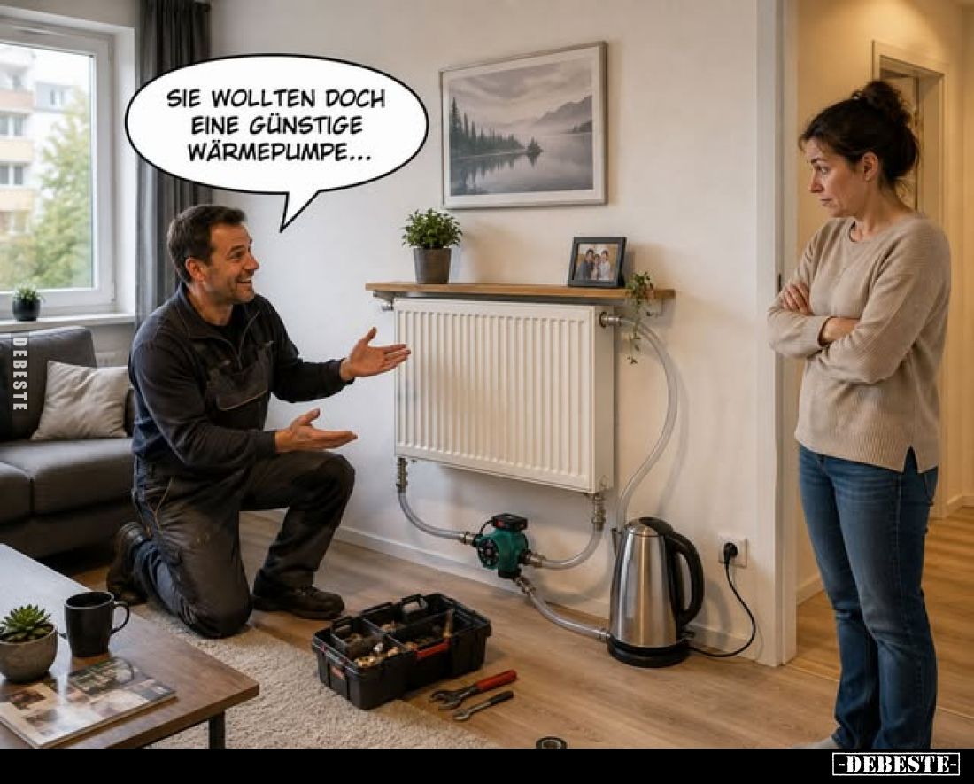 Sie wollten doch eine günstige Wärmepumpe...
