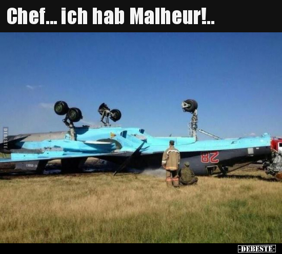 Chef... ich hab Malheur!.. - Lustige Bilder | DEBESTE.de