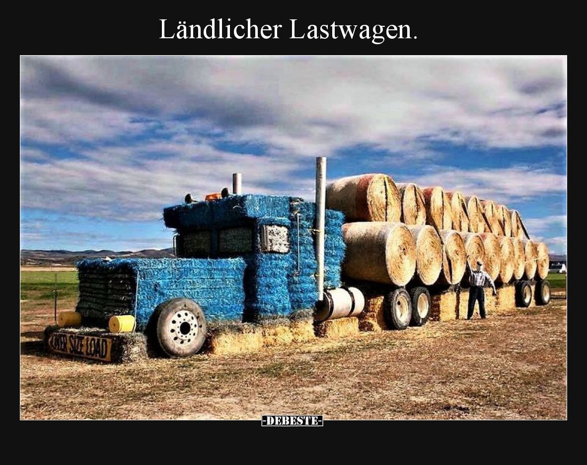 Ländlicher Lastwagen.