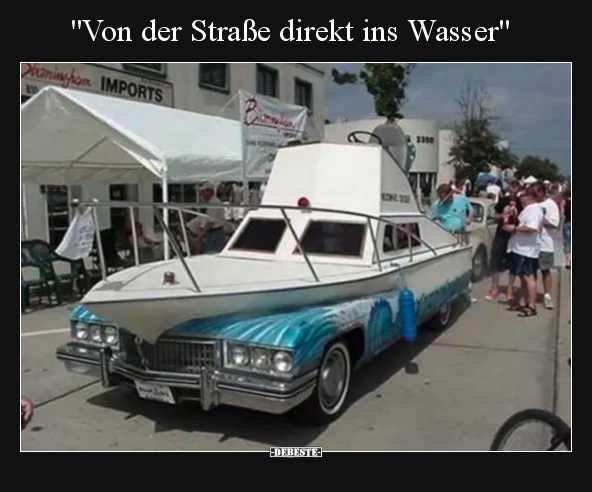 "Von der Straße direkt ins Wasser".. - Lustige Bilder | DEBESTE.de