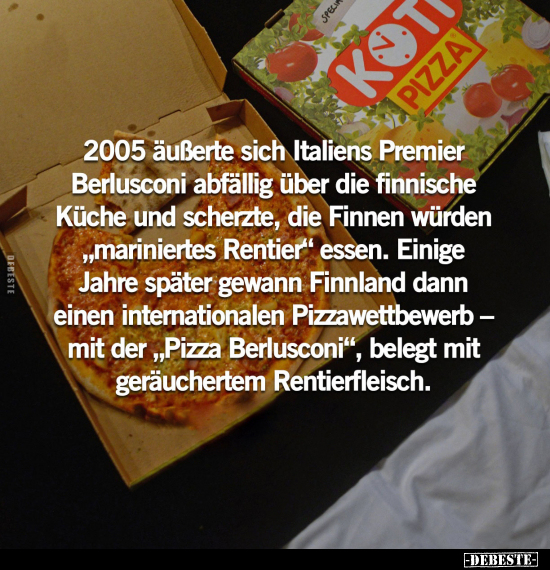 2005 äußerte sich Italiens Premier Berlusconi abfällig über.. - Lustige Bilder | DEBESTE.de