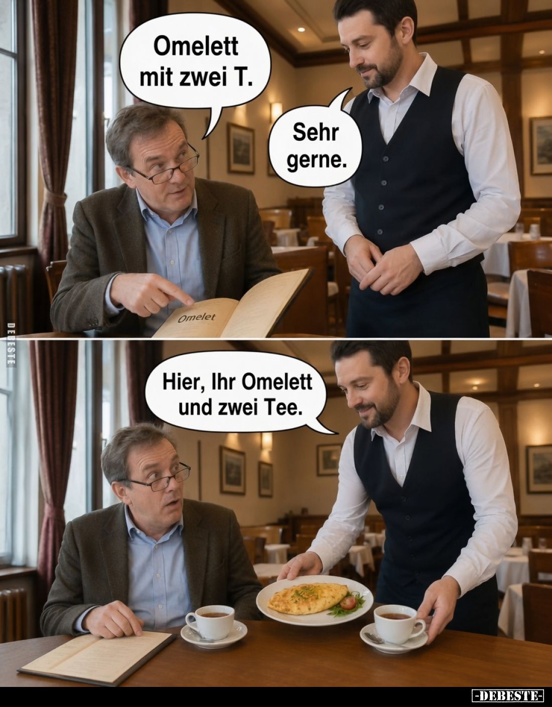 Omelett mit zwei T... - Lustige Bilder | DEBESTE.de