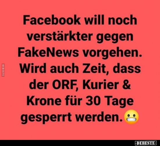 Facebook will noch verstärkter gegen FakeNews vorgehen... - Lustige Bilder | DEBESTE.de