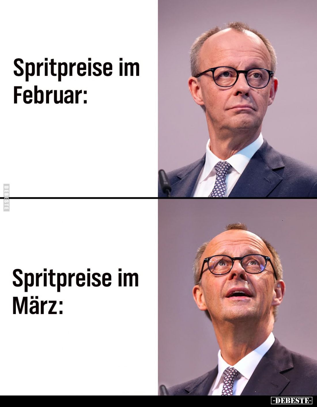 Spritpreise im Februar:
Spritpreise im März: