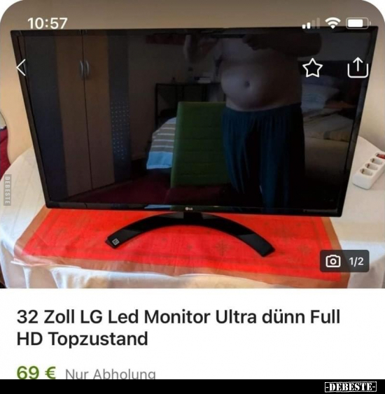 32 Zoll LG Led Monitor Ultra dünn Full HD Topzustand.. - Lustige Bilder | DEBESTE.de