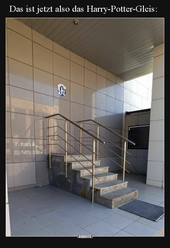 Das ist jetzt also das Harry-Potter-Gleis..