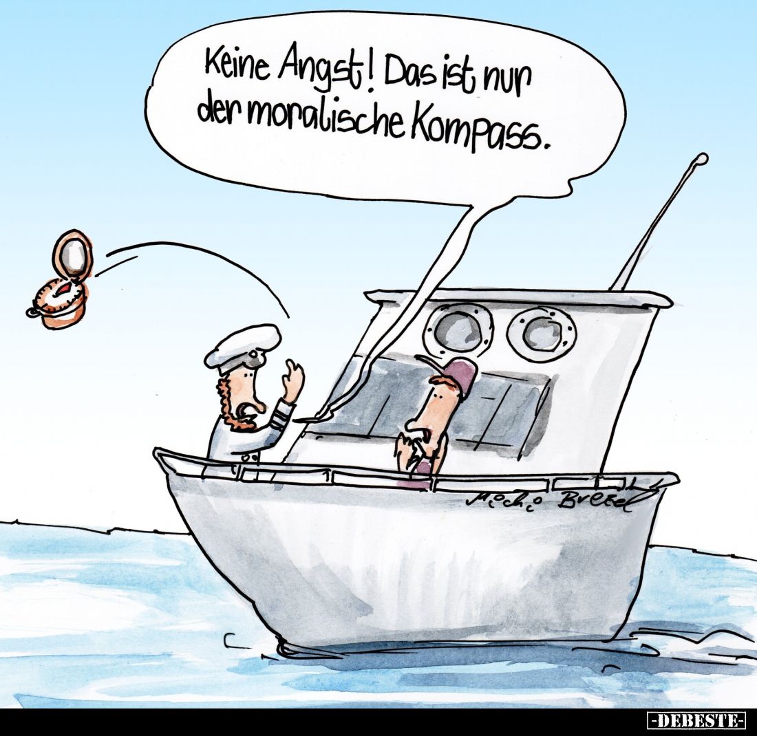 Keine Angst!
Das ist nur der moralische Kompass.