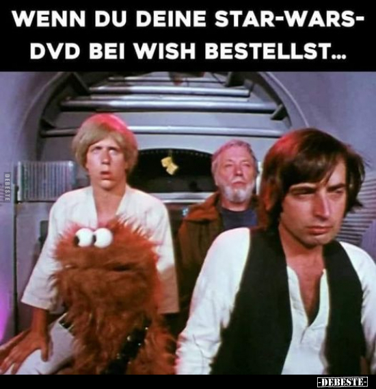 Wenn du deine Star-Wars-DVD bei Wish bestellst... - Lustige Bilder | DEBESTE.de