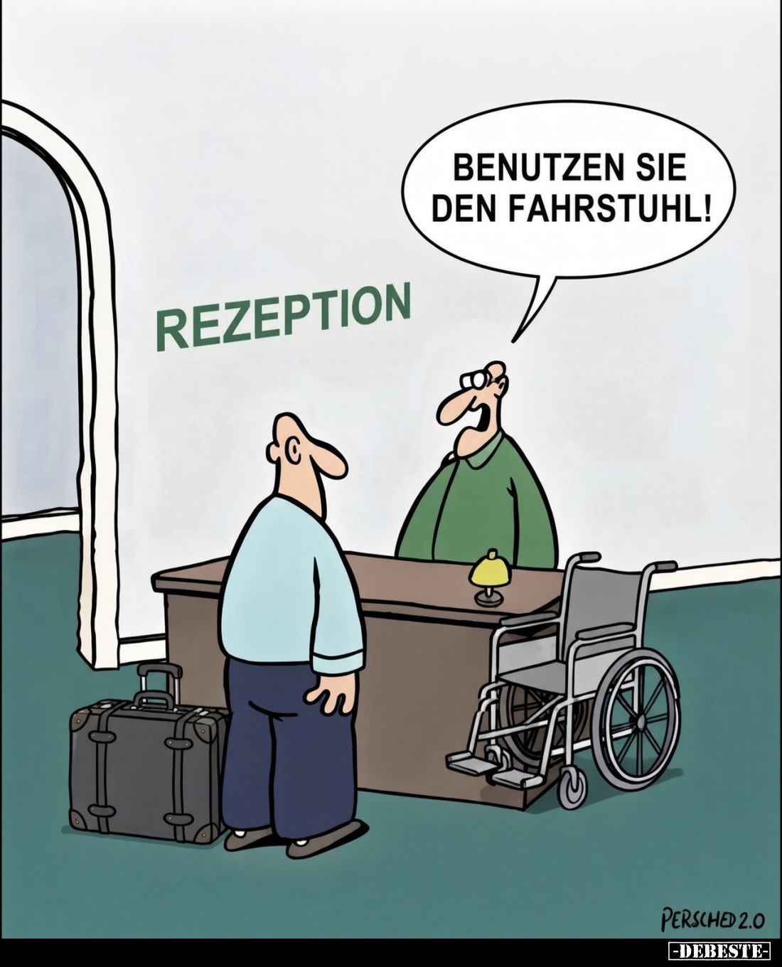 Benutzen Sie den Fahrstuhl!.. - Lustige Bilder | DEBESTE.de