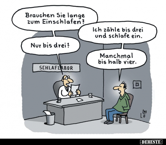 Brauchen Sie lange zum Einschlafen?.. - Lustige Bilder | DEBESTE.de