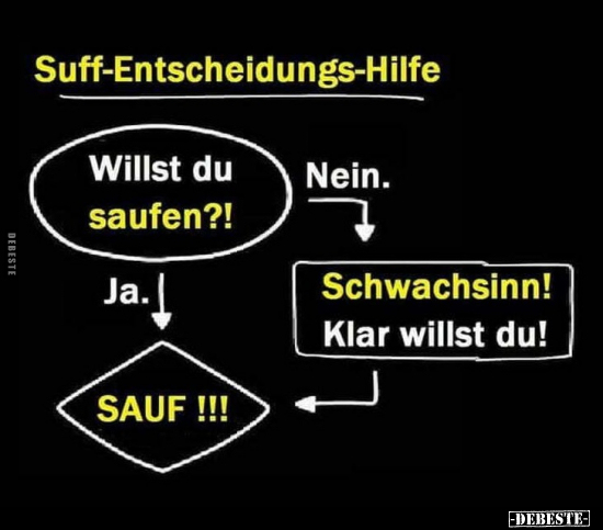 Suff-Entscheidungs-Hilfe.. - Lustige Bilder | DEBESTE.de