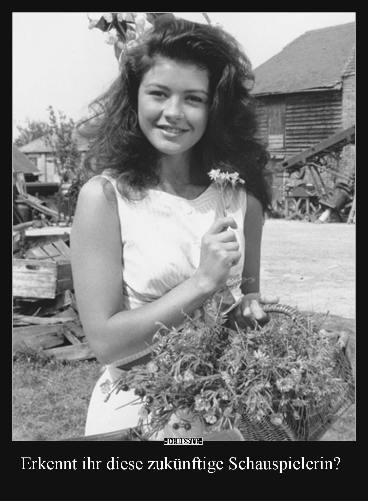 Erkennt ihr diese zukünftige Schauspielerin?
