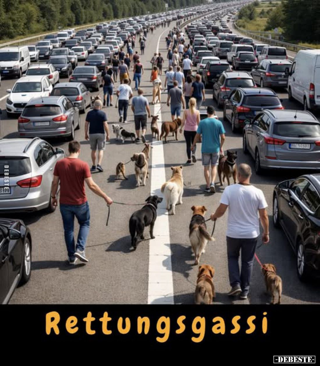 Rettungsgassi.
