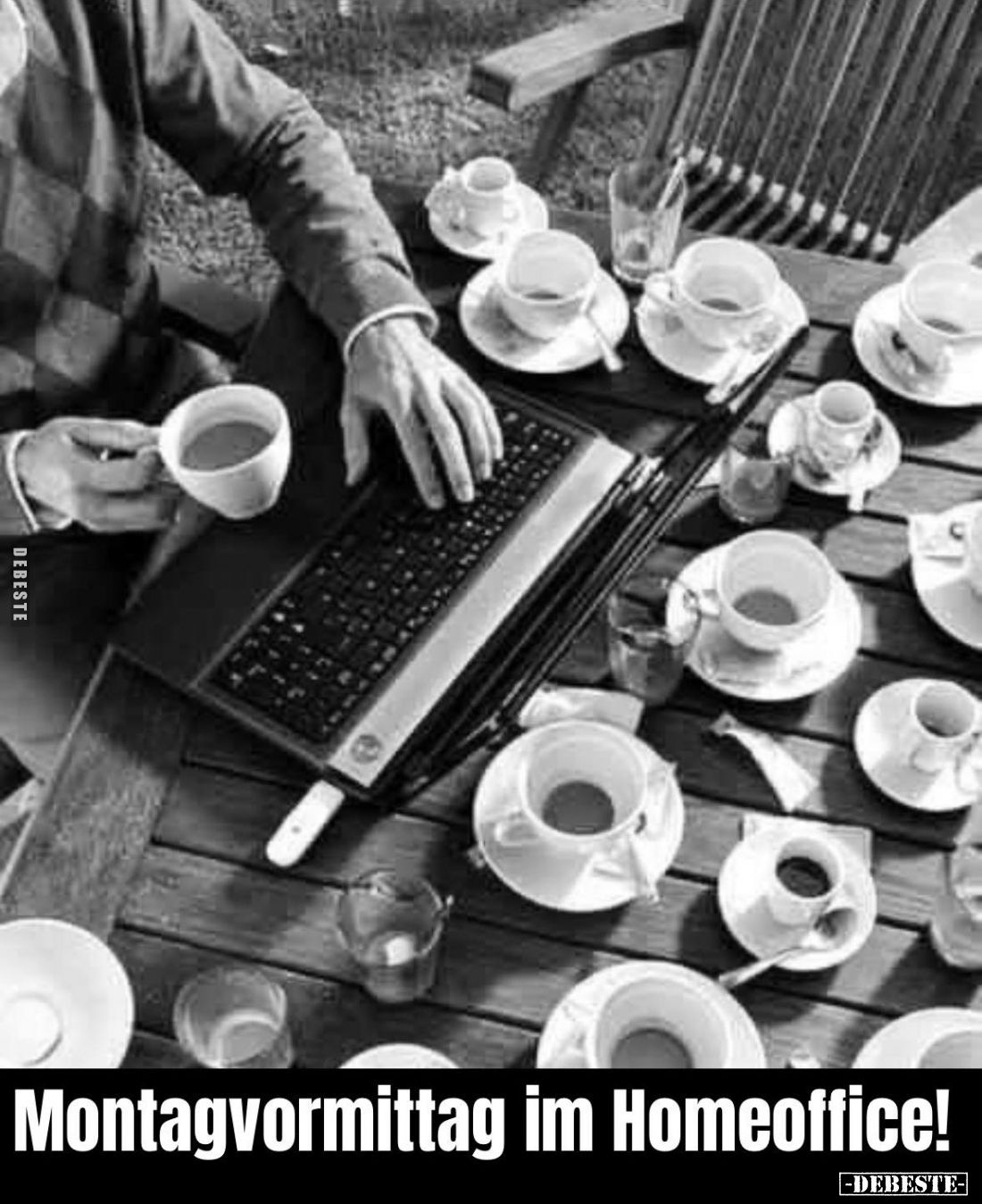 Montagvormittag im Homeoffice!