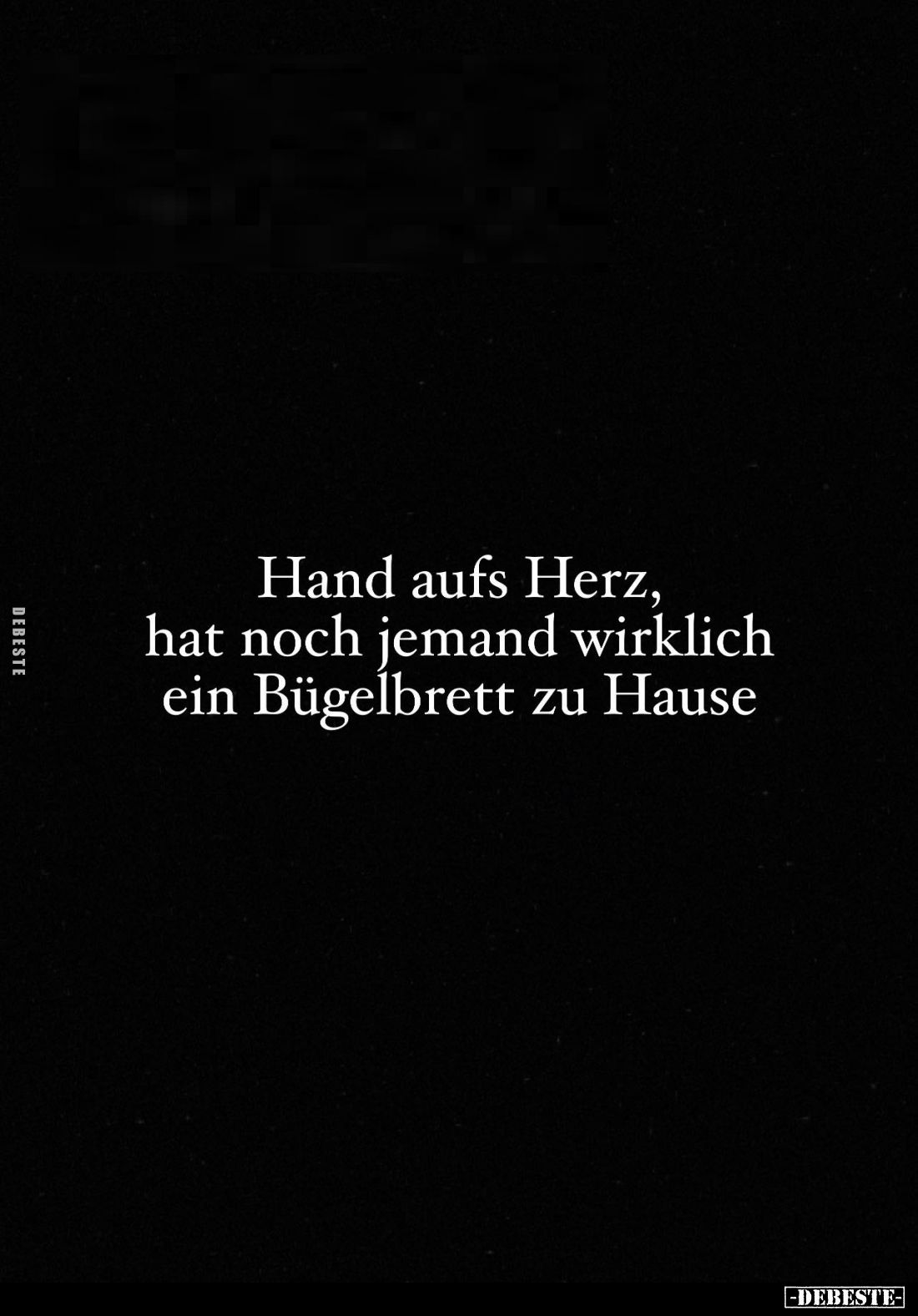 Hand aufs Herz, hat noch jemand wirklich ein Bügelbrett zu Hause.