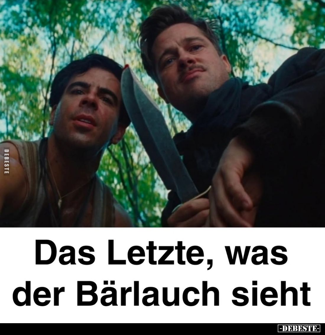 Das Letzte, was der Bärlauch sieht.. - Lustige Bilder | DEBESTE.de