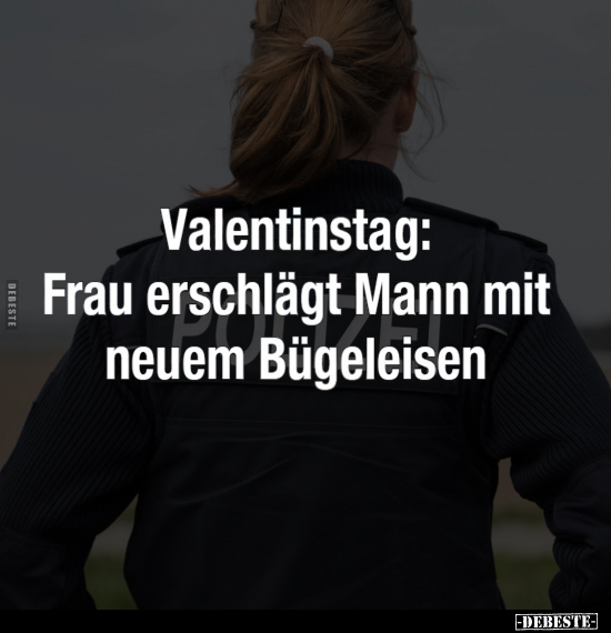 Valentinstag, Frau, Mann, Bügeleisen